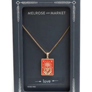 NWT Melrose and Market Love Tarot Inspired necklace